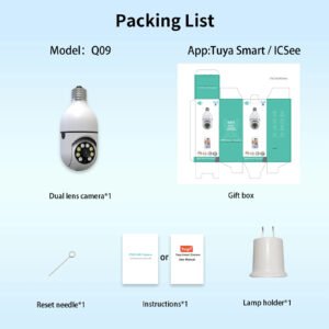 LumiGuard 360° Smart Bulb Camera